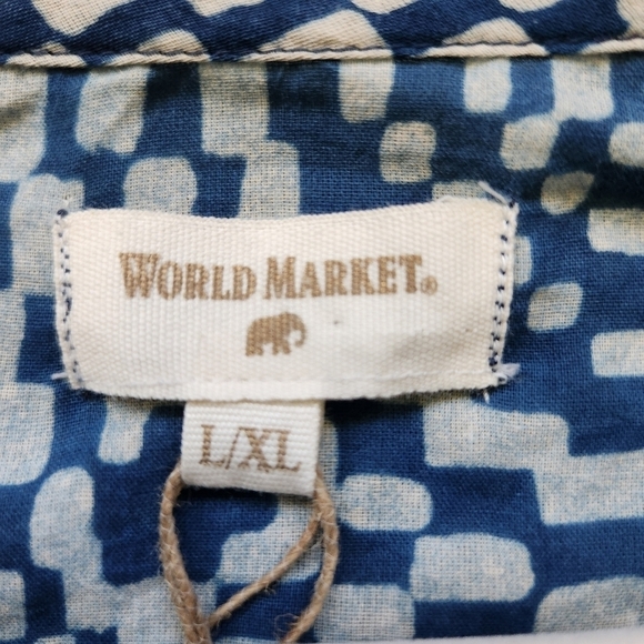 NWT WORLD MARKET SHIFT DRESS POUCHY POCKETS LAGENLOOK COCOON SIZE L/XL - Picture 6 of 9